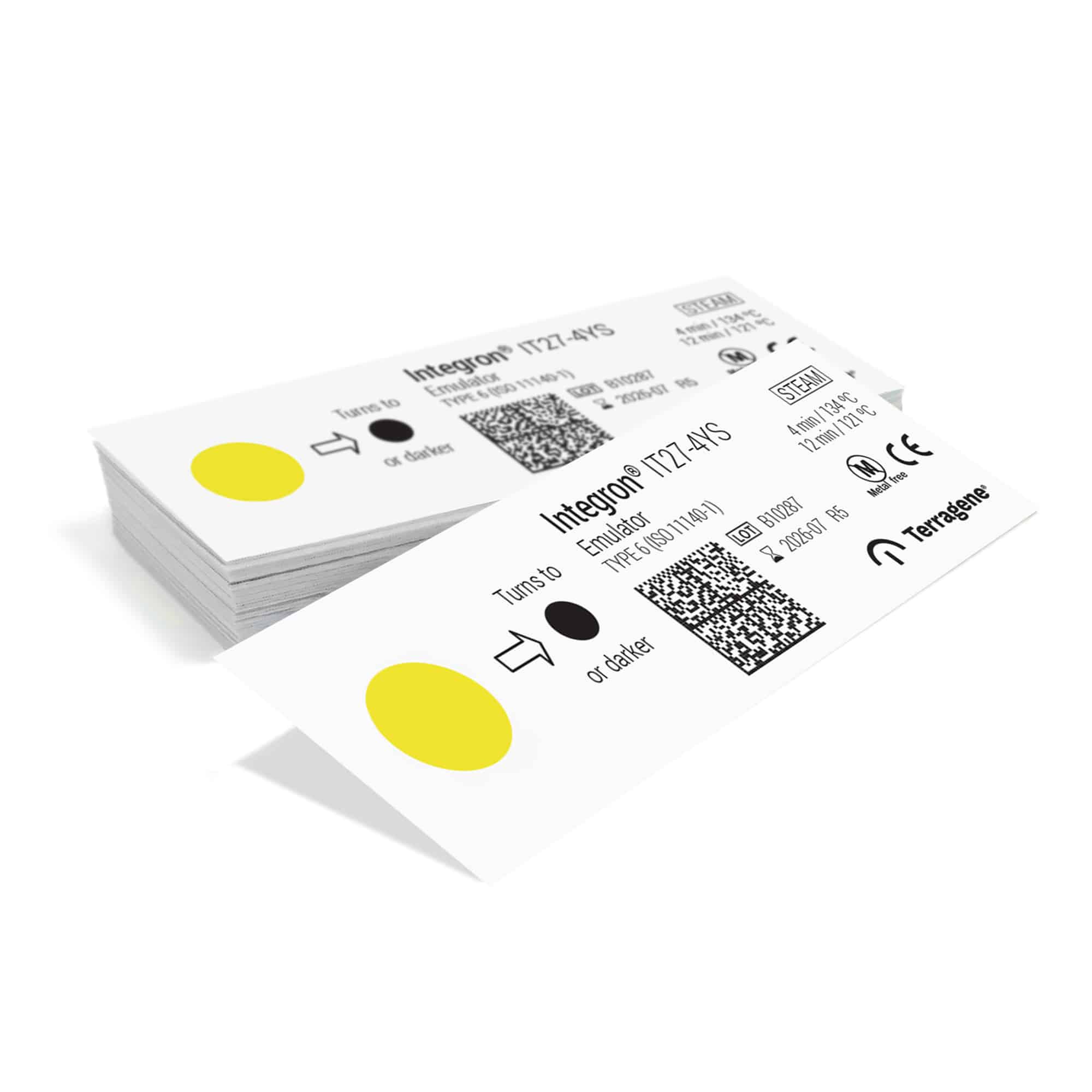 Хімічний індикатор 134°C / 4 хвилини, 121°C / 12 хвилин